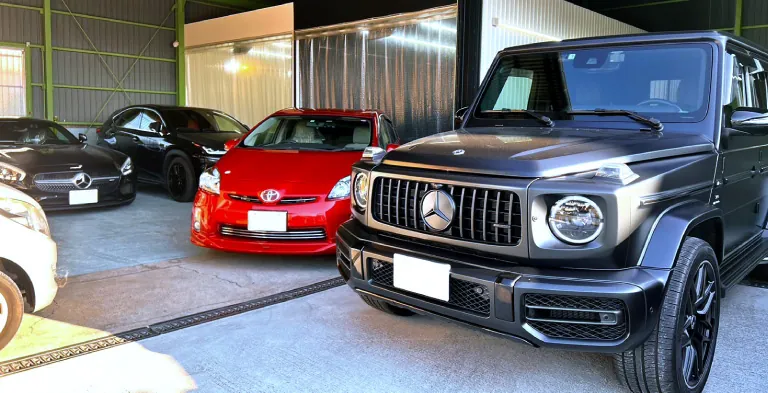 軽自動車からスーパーカーまで幅広く対応